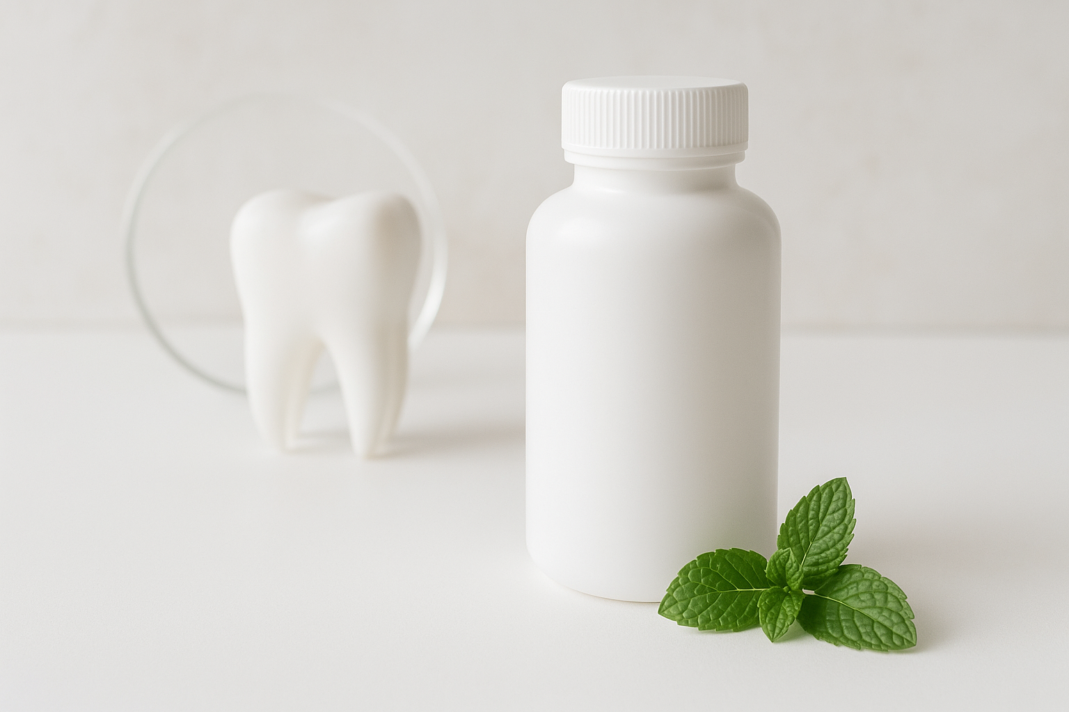 Healthy smile with bright teeth